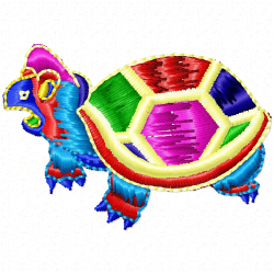 Turtle Embroidery Design 12 Turtle Embroidery Design 12